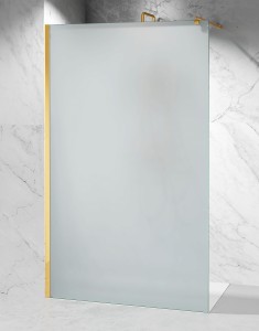Ścianka prysznicowa 120 cm złoto różane